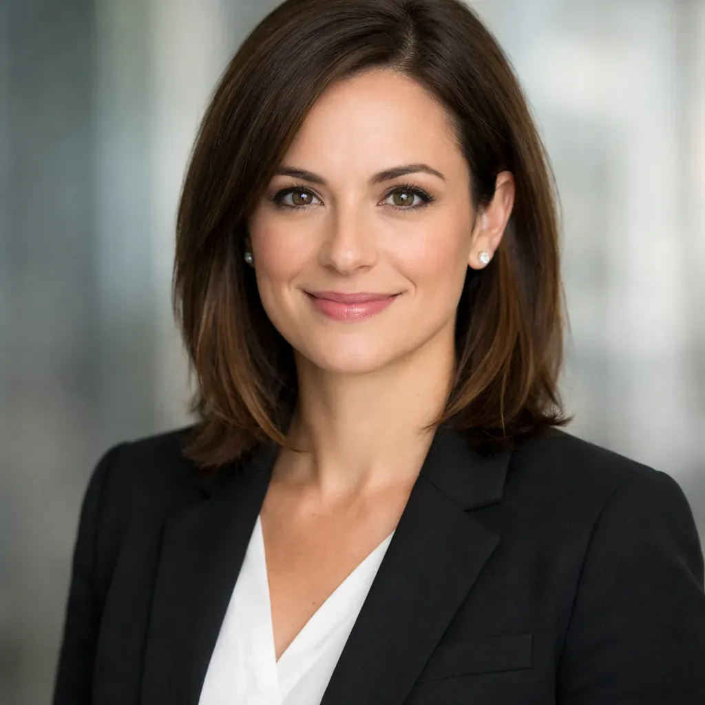 Portrait professionnel femme experte
