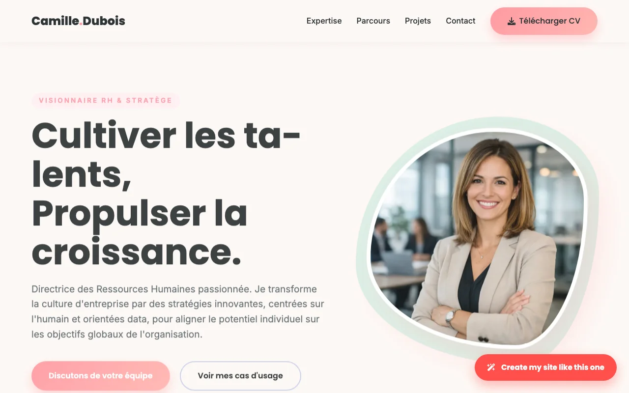 CV professionnel — Classique