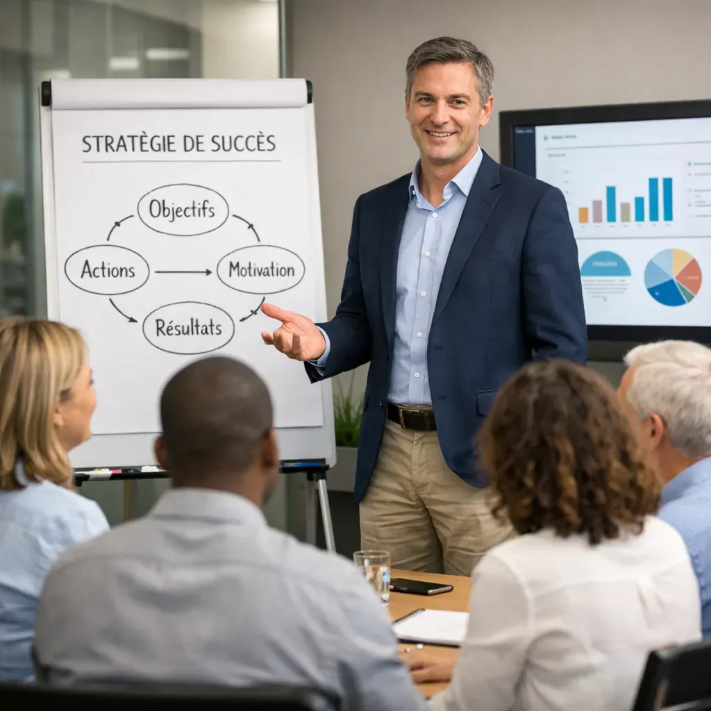 Session de coaching ou de présentation