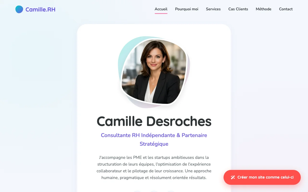 Services freelance — Chaleureux