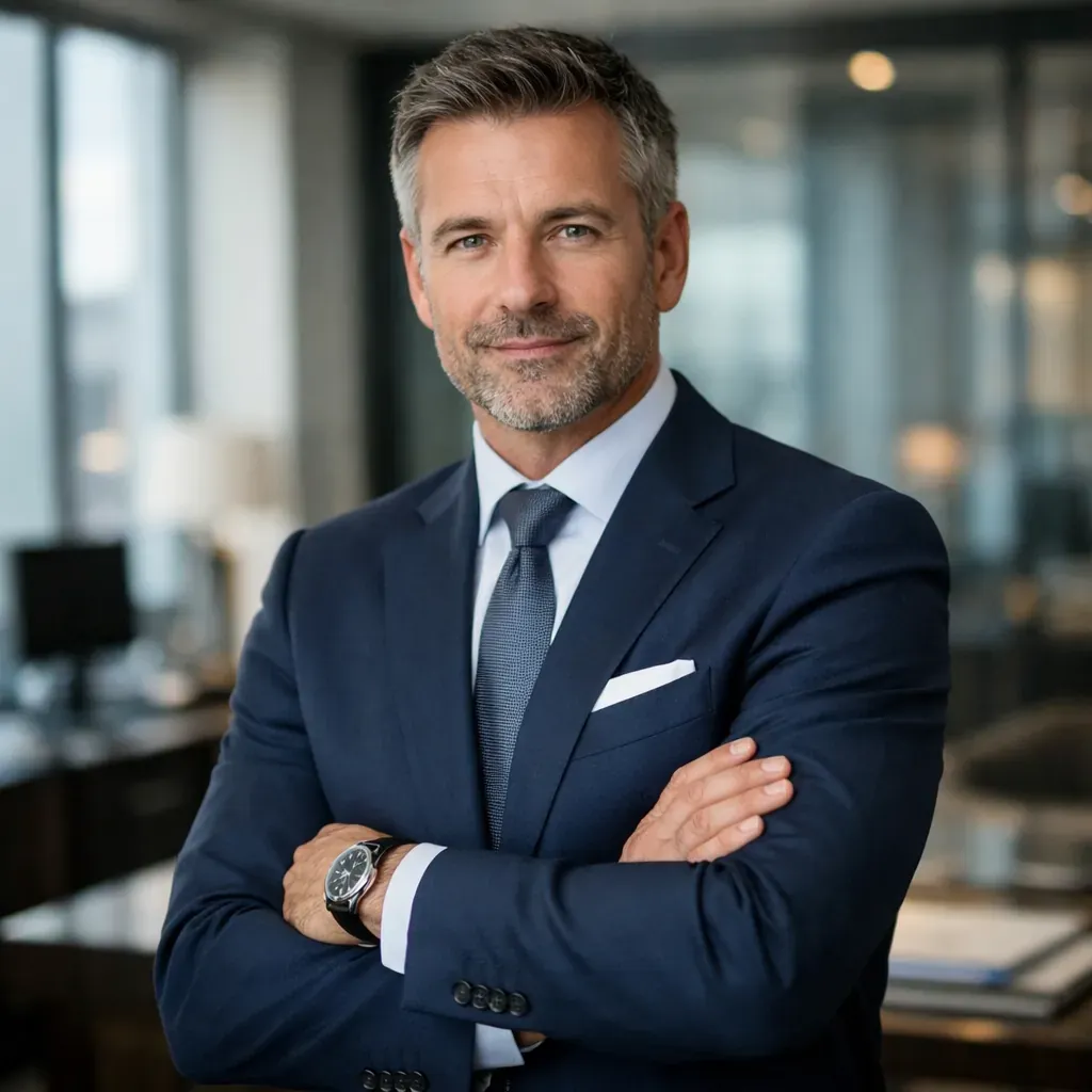 Portrait du dirigeant d'entreprise