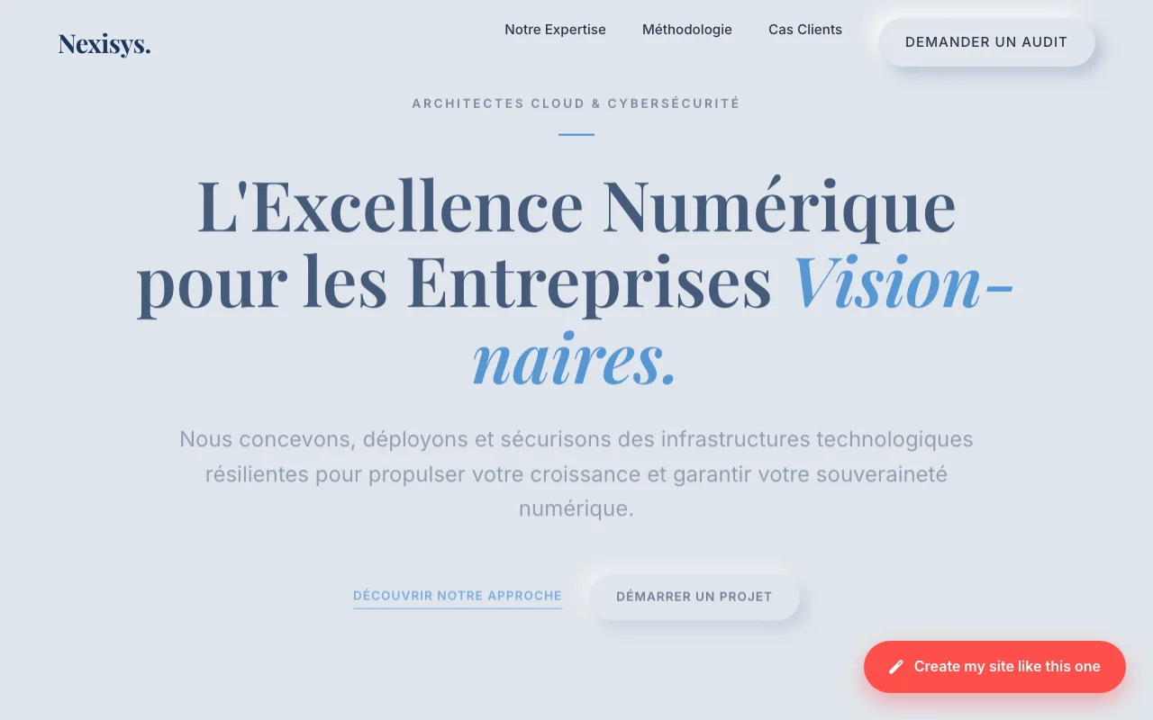 Site d'entreprise — Éditorial