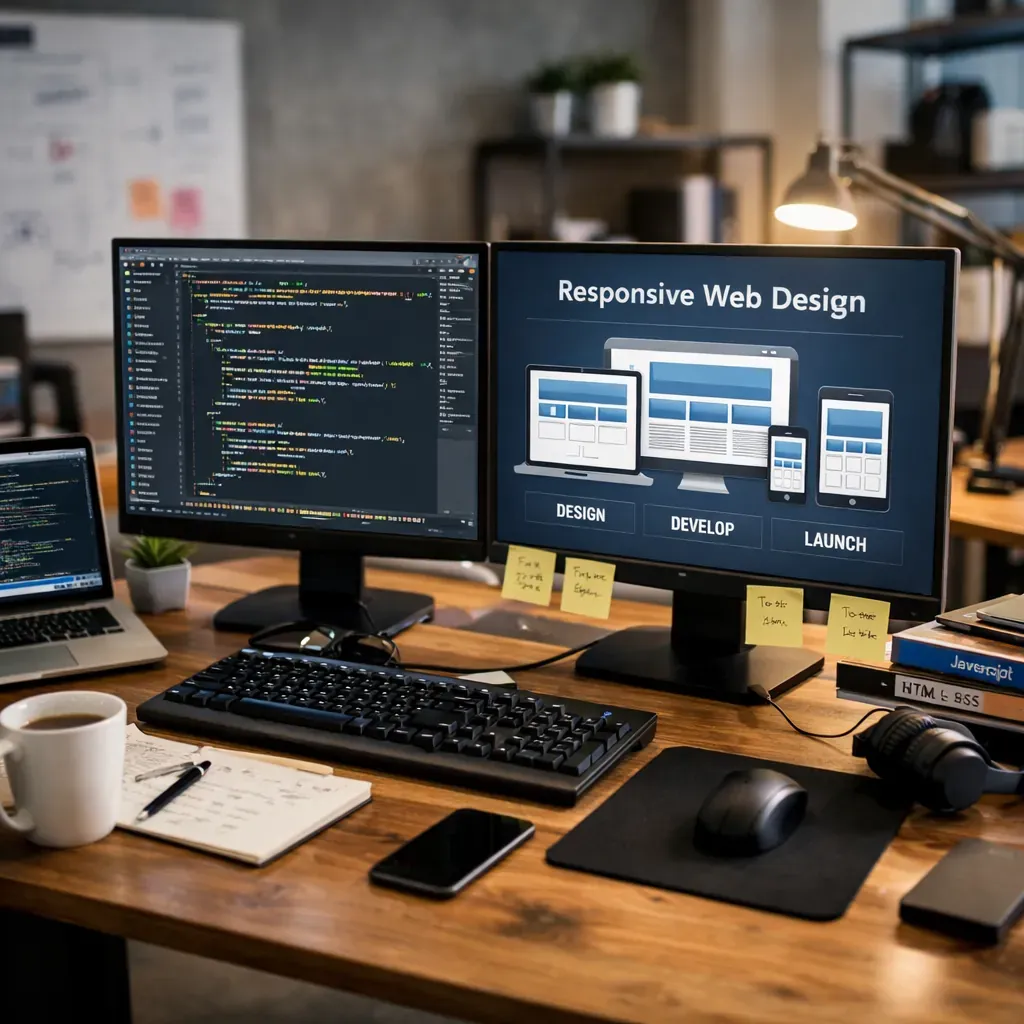 Espace de travail de développement web