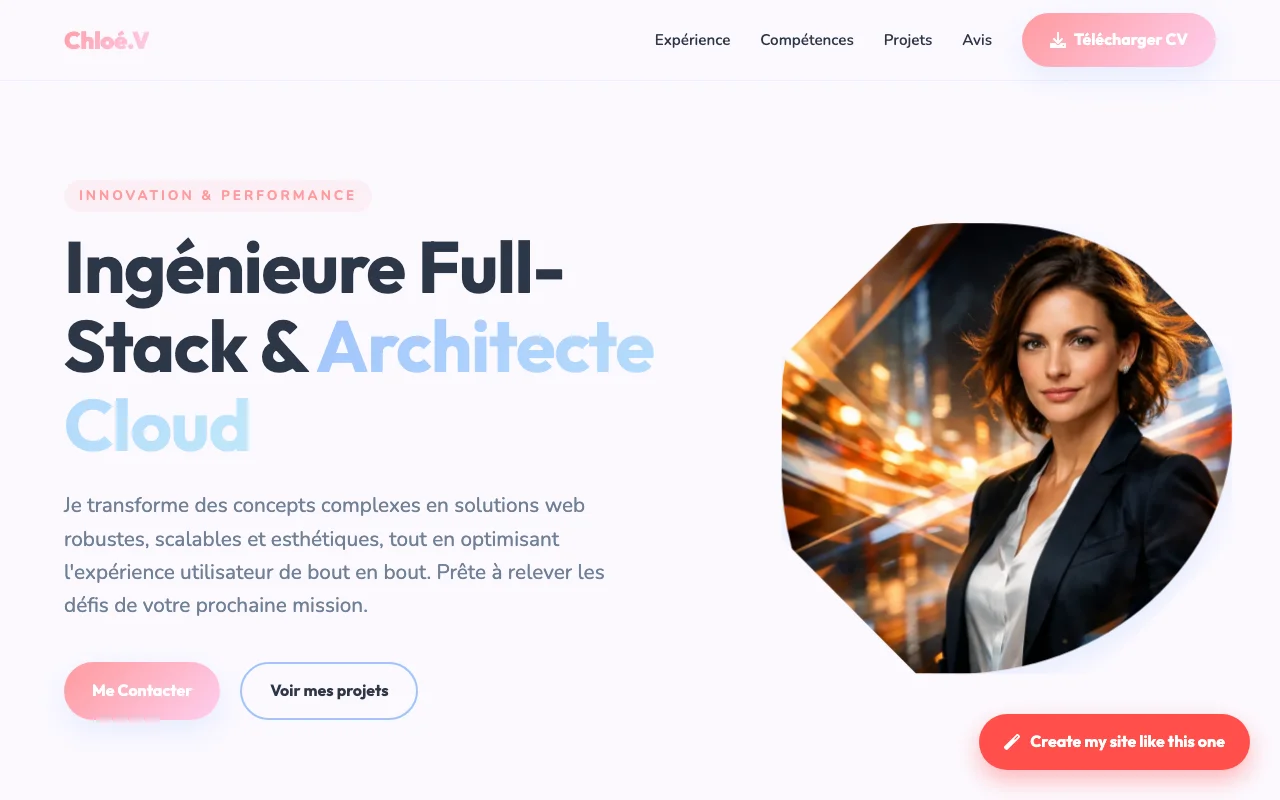 CV professionnel — Classique