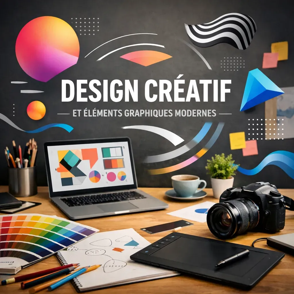 Design créatif et éléments graphiques modernes