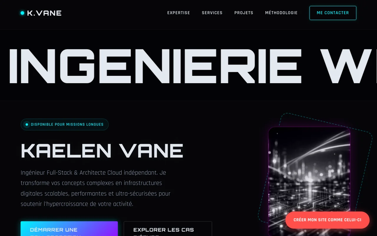 Services freelance — Tech impactant