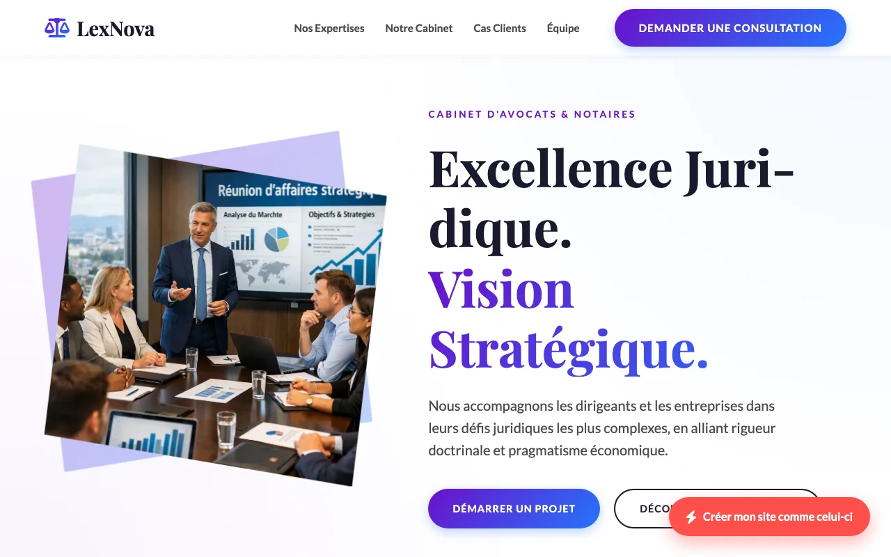 Business site — Startup