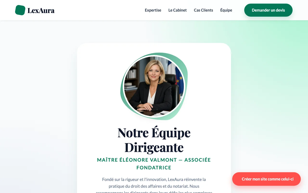 Business site — Warm
