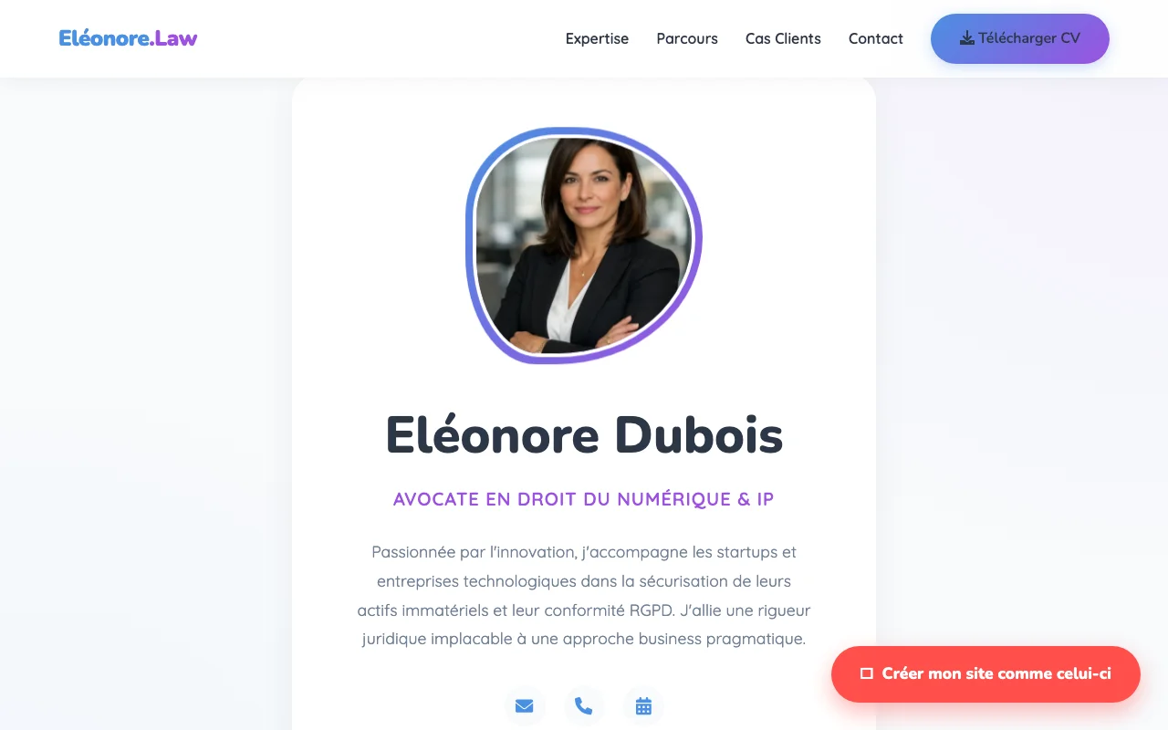 Professional CV — Warm