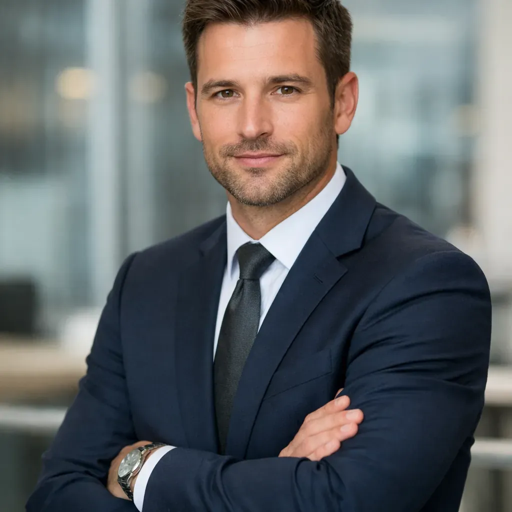 Portrait professionnel en costume