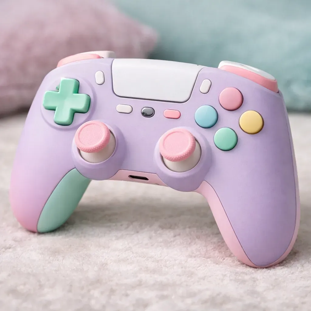 Manette de jeu pastel