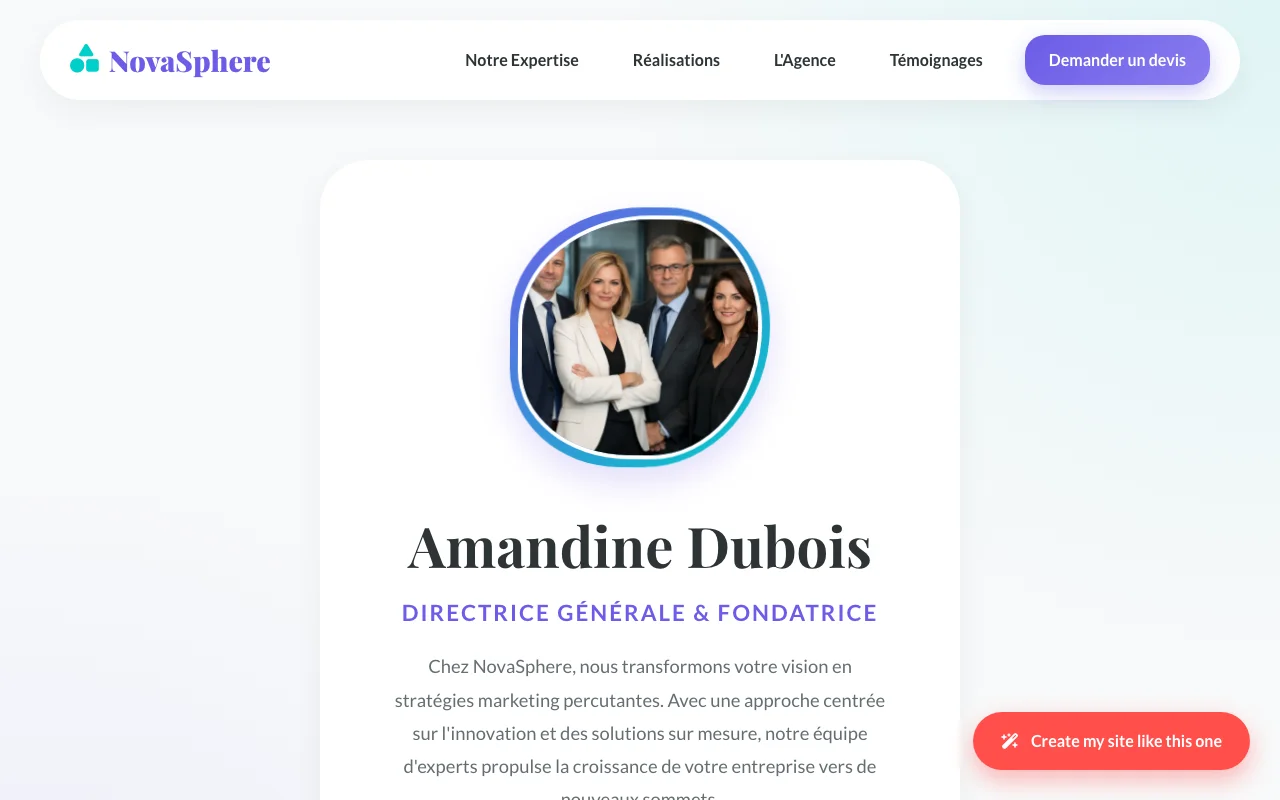 Business site — Warm