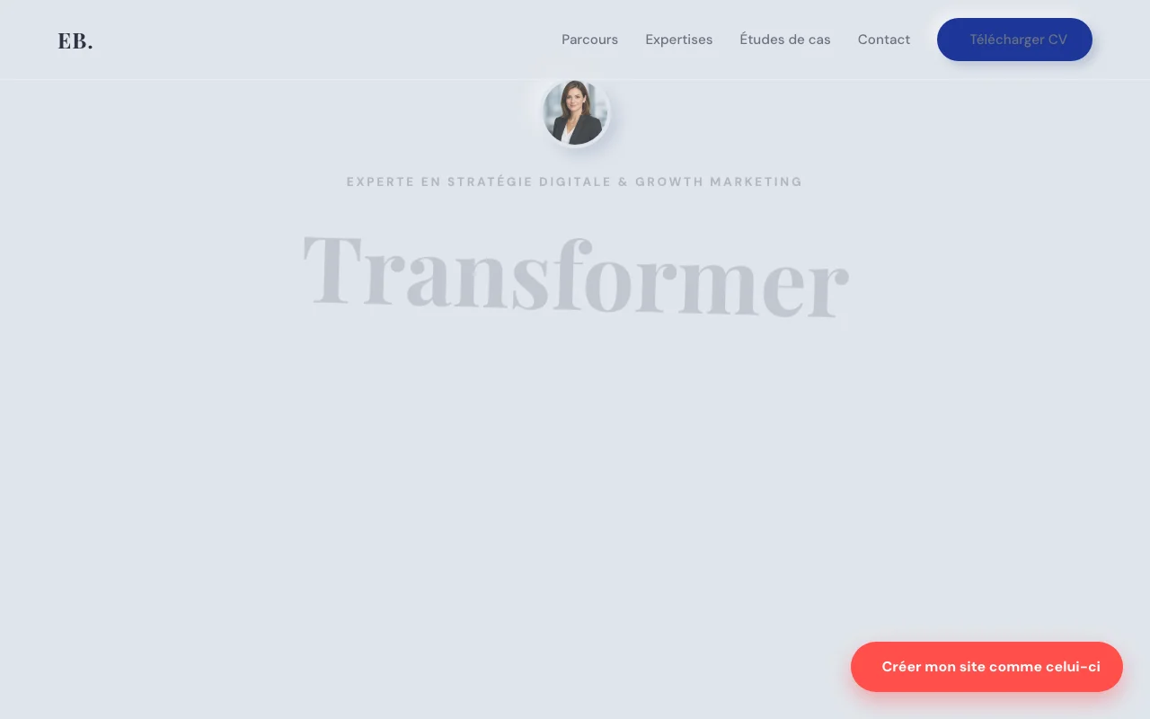 Professional CV — Editorial