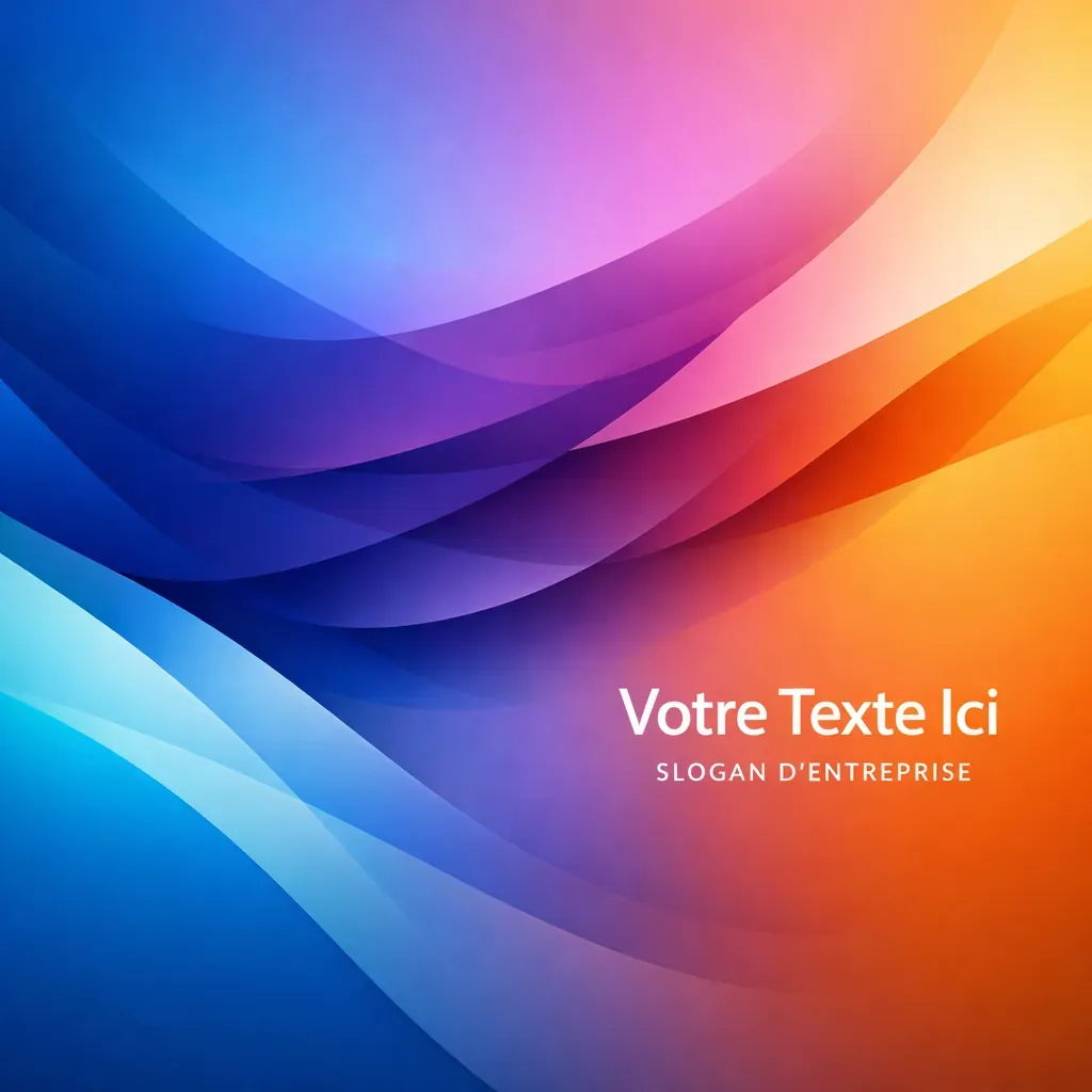 Abstraction créative gradient corporatif