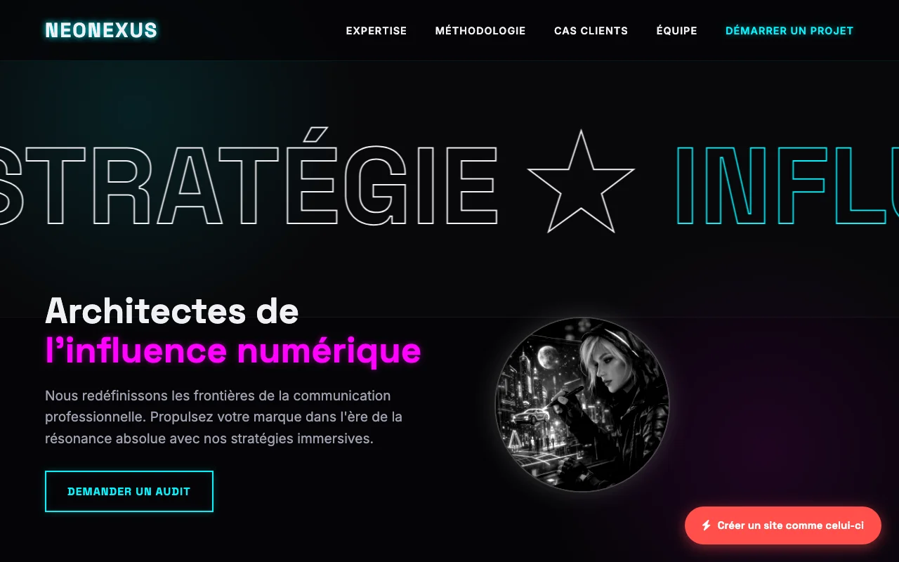 Site d'entreprise — Tech impactant