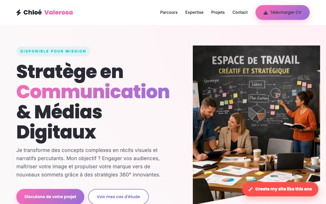 CV professionnel — Classique
