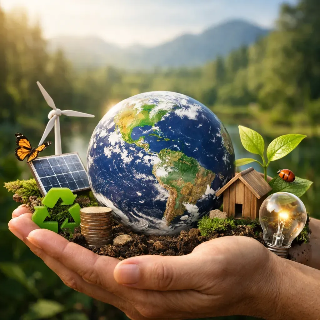 Symbole de durabilité et nature