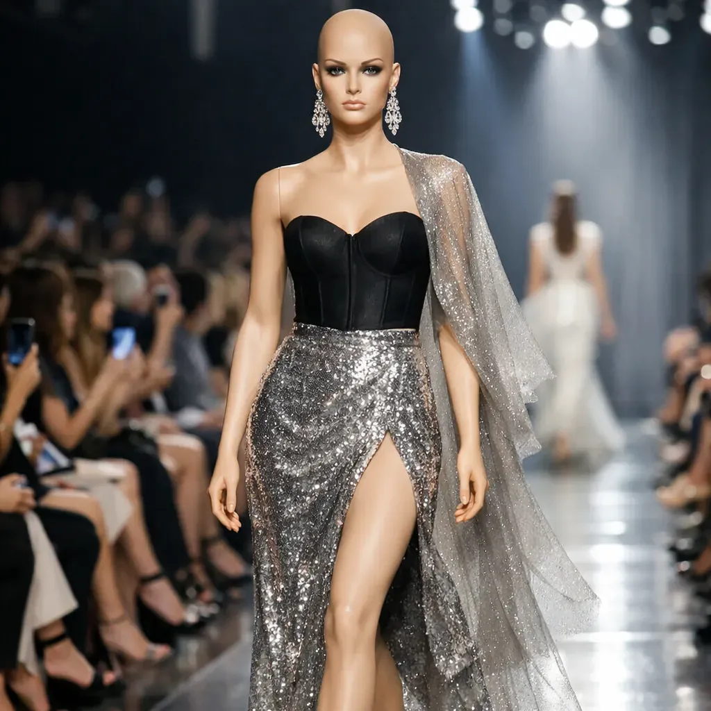 Mannequin lors d'un défilé de mode
