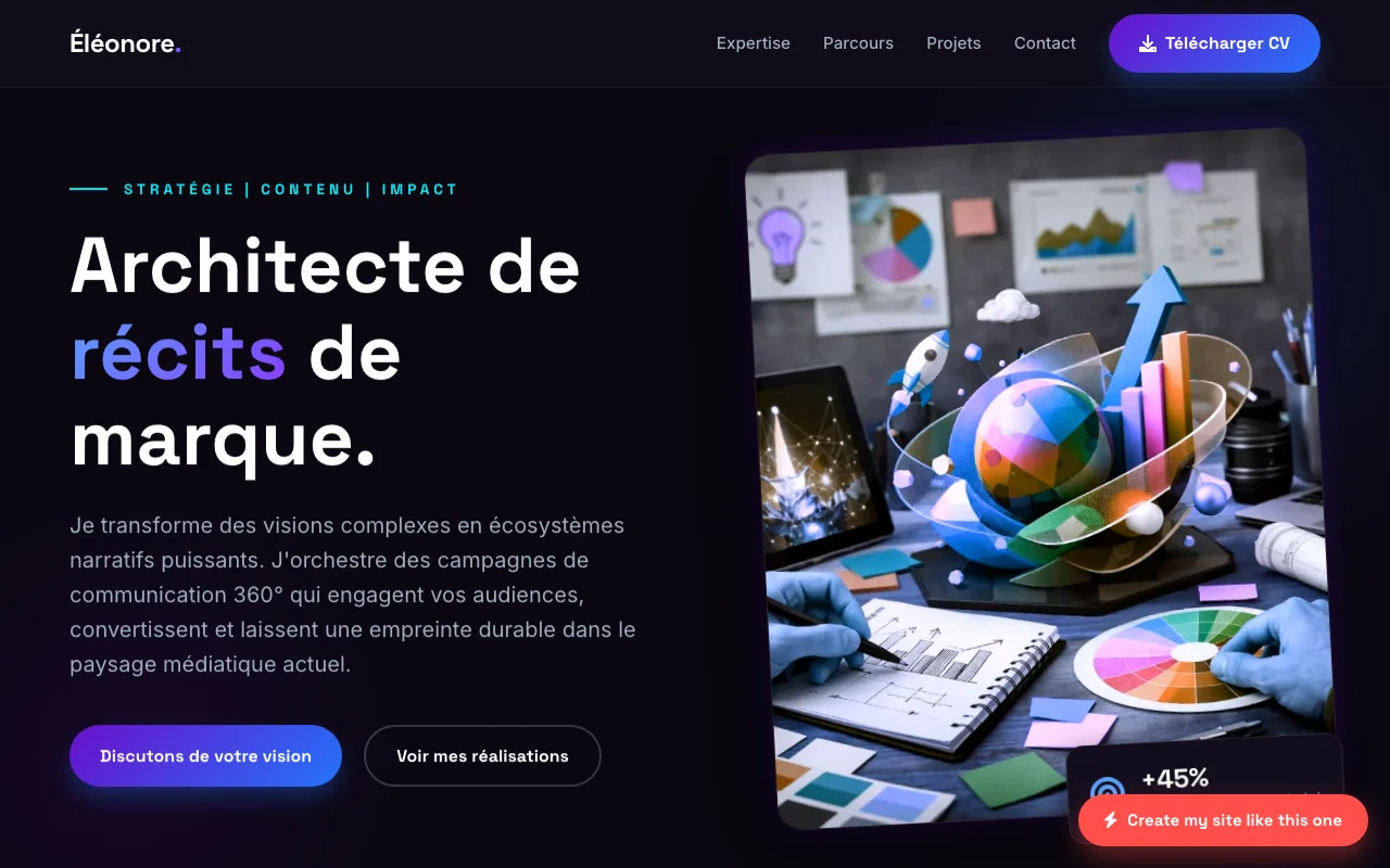 CV professionnel — Startup