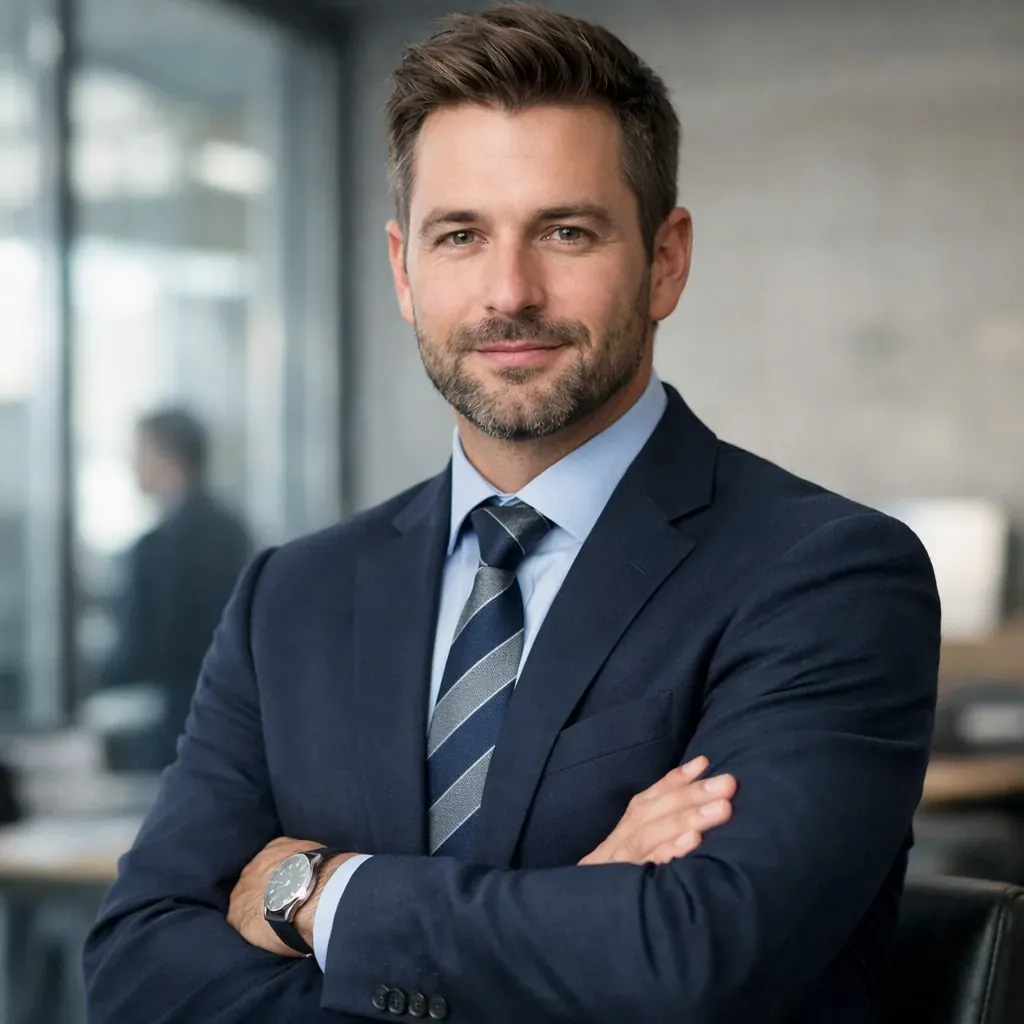 Portrait professionnel de consultant
