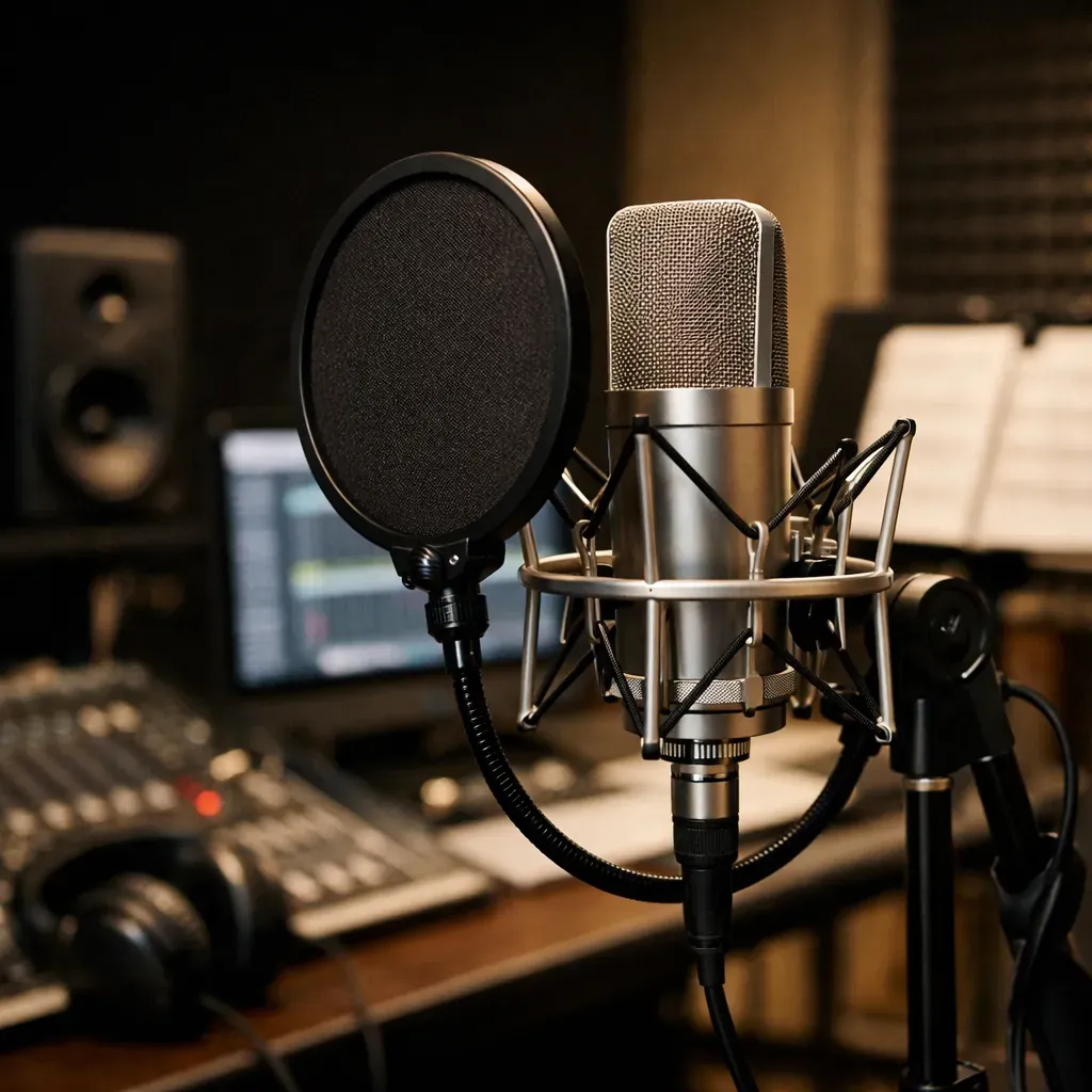 microphone studio enregistrement