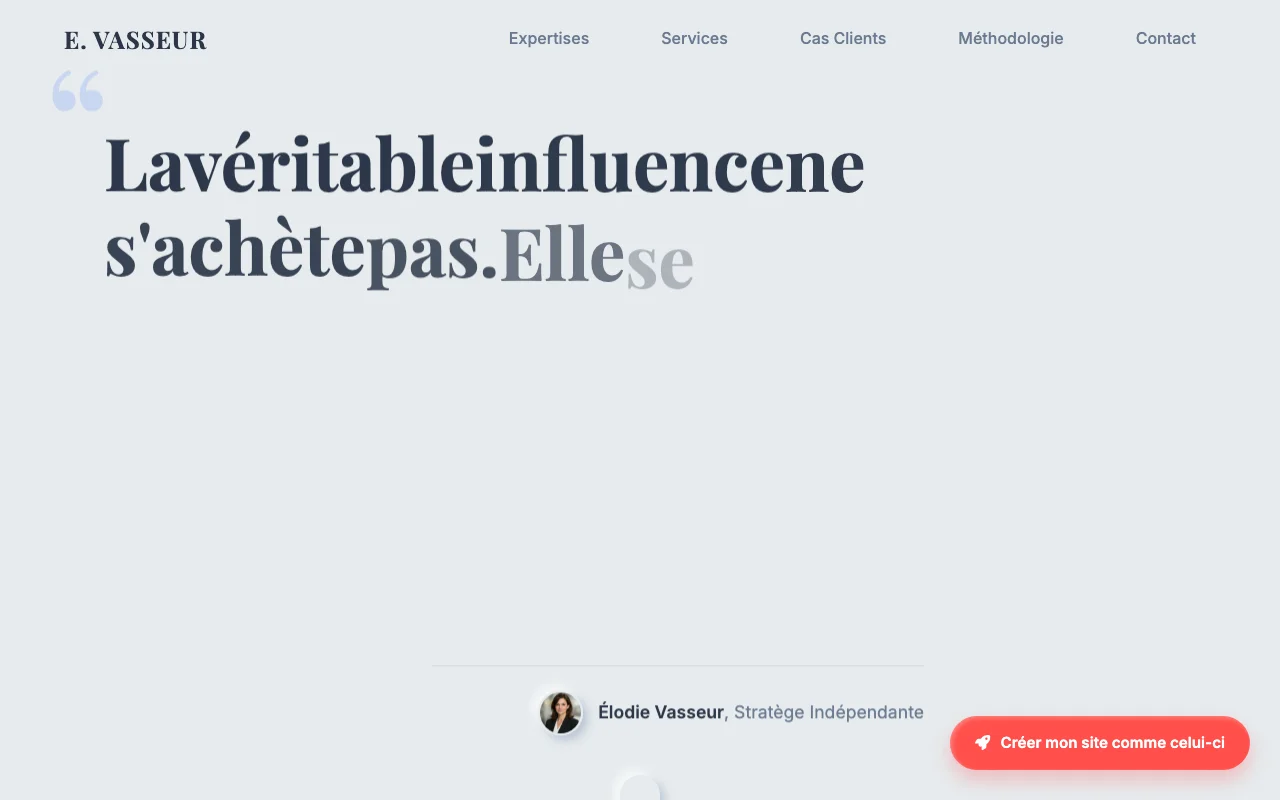 Services freelance — Manifeste