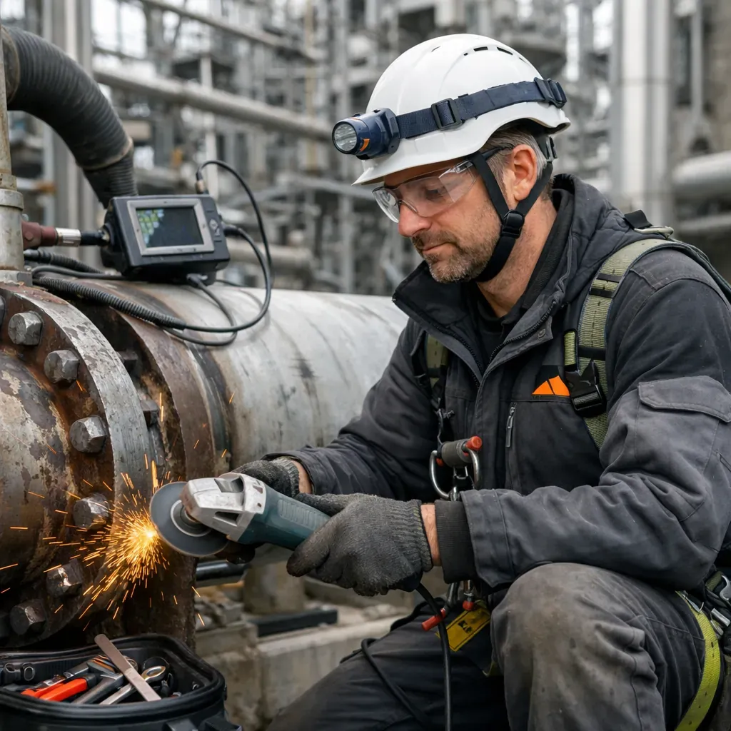 Intérieur de bureau rénové industriel