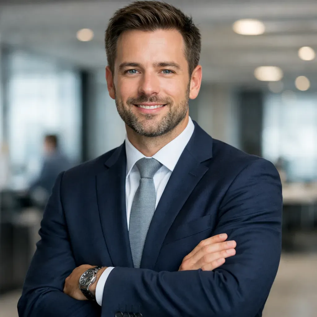 Portrait homme affaires