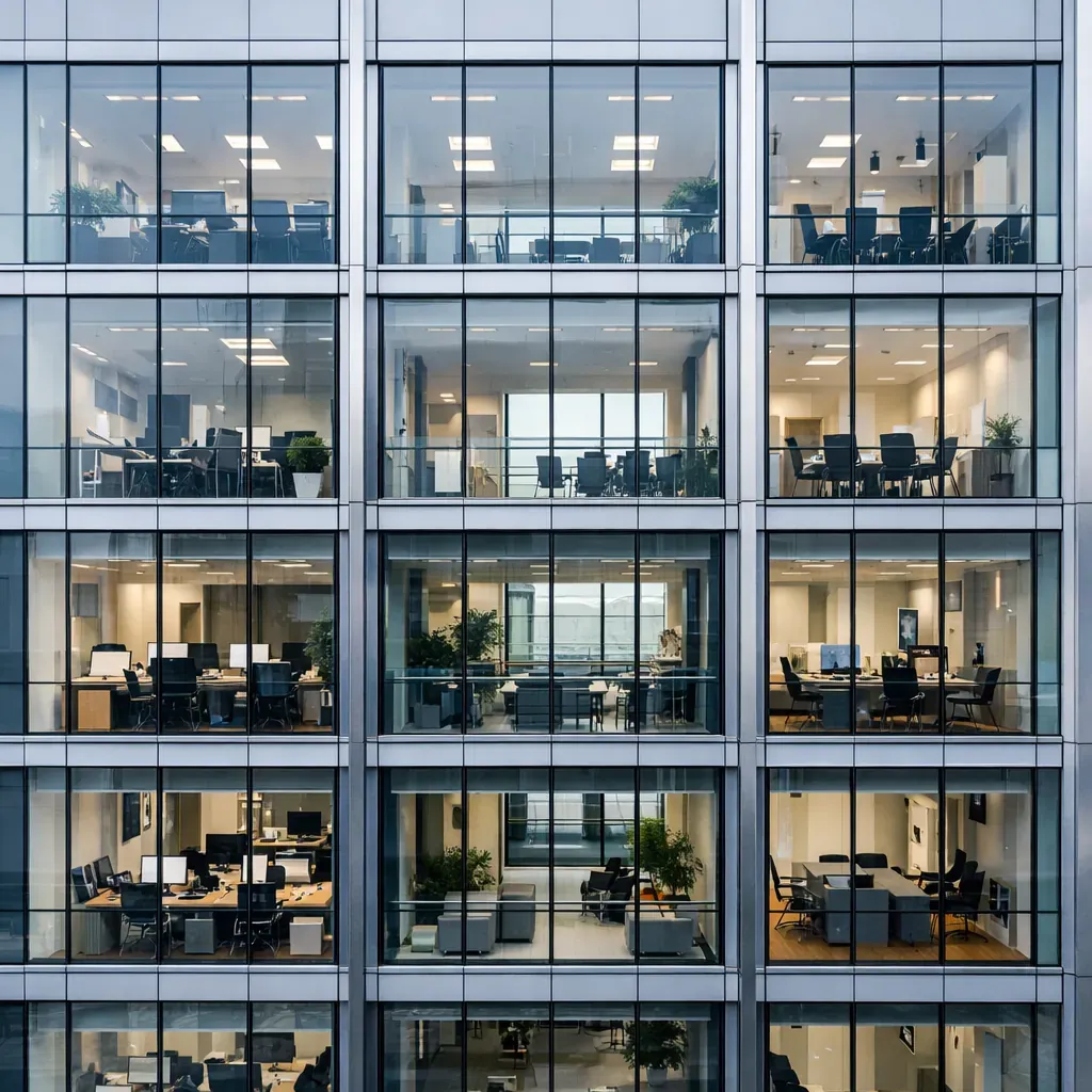 Façade immeuble de bureaux