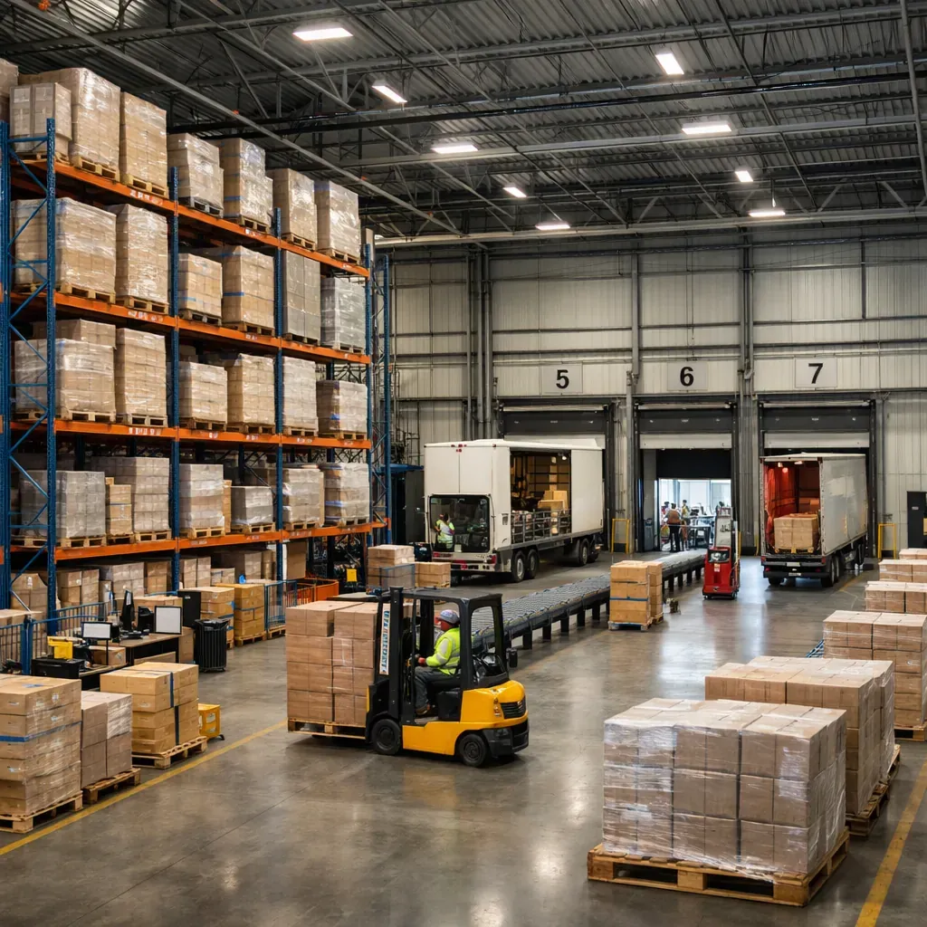Entrepôt logistique