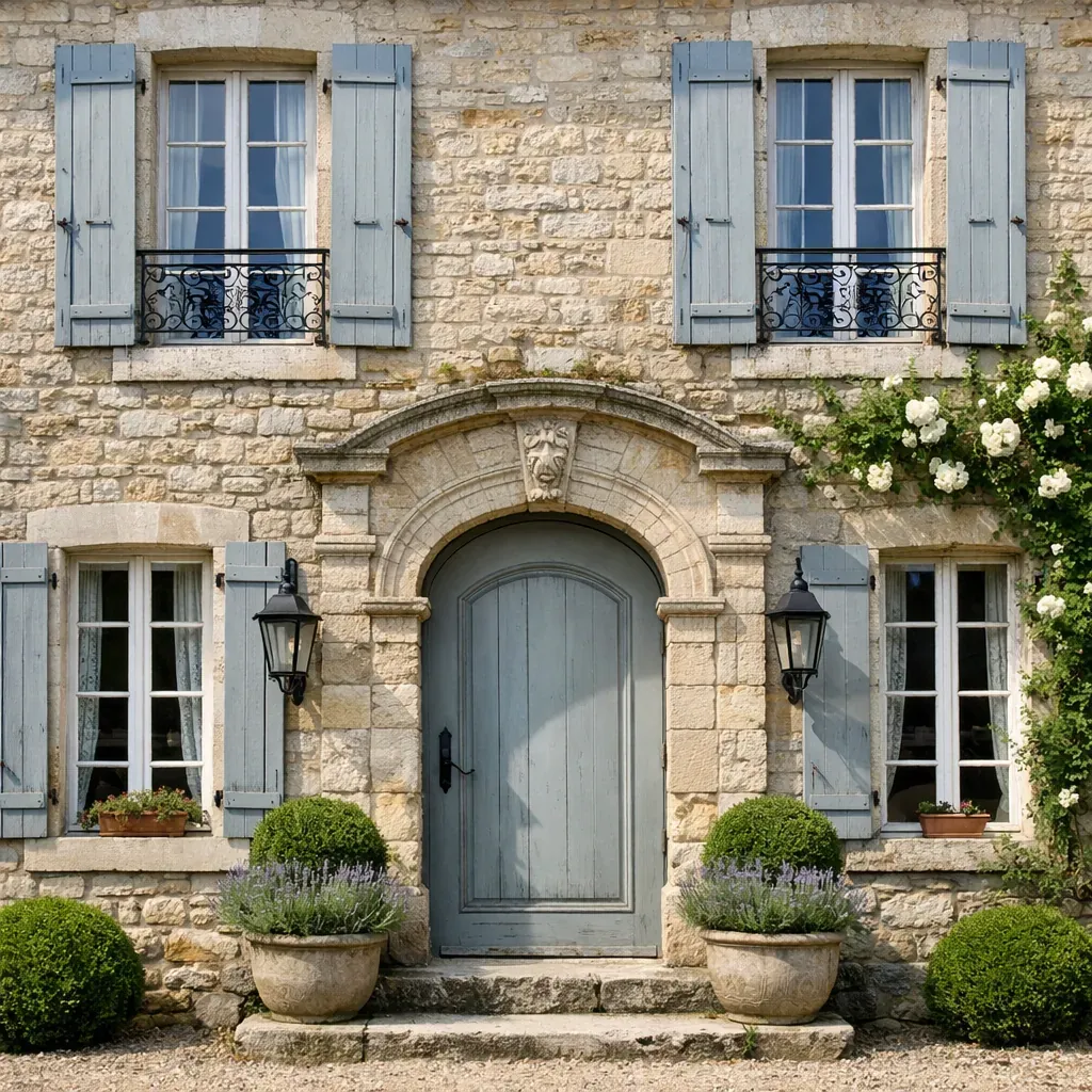 Intérieur classique avec moulures
