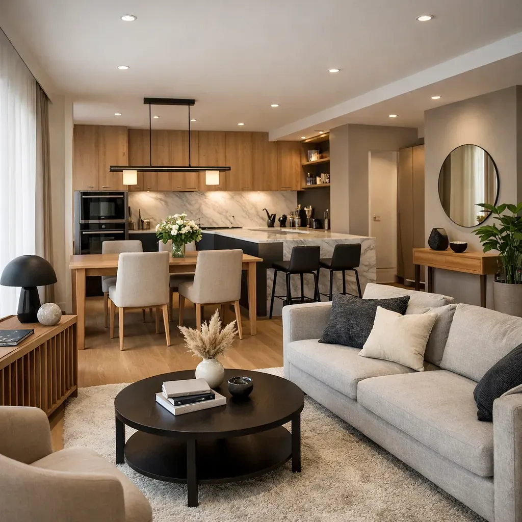 Intérieur d'un appartement moderne