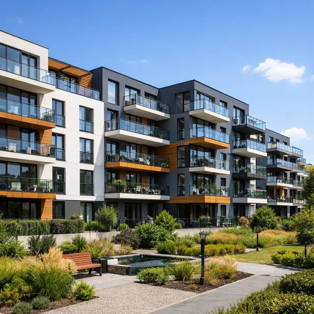 Façade de bâtiment commercial
