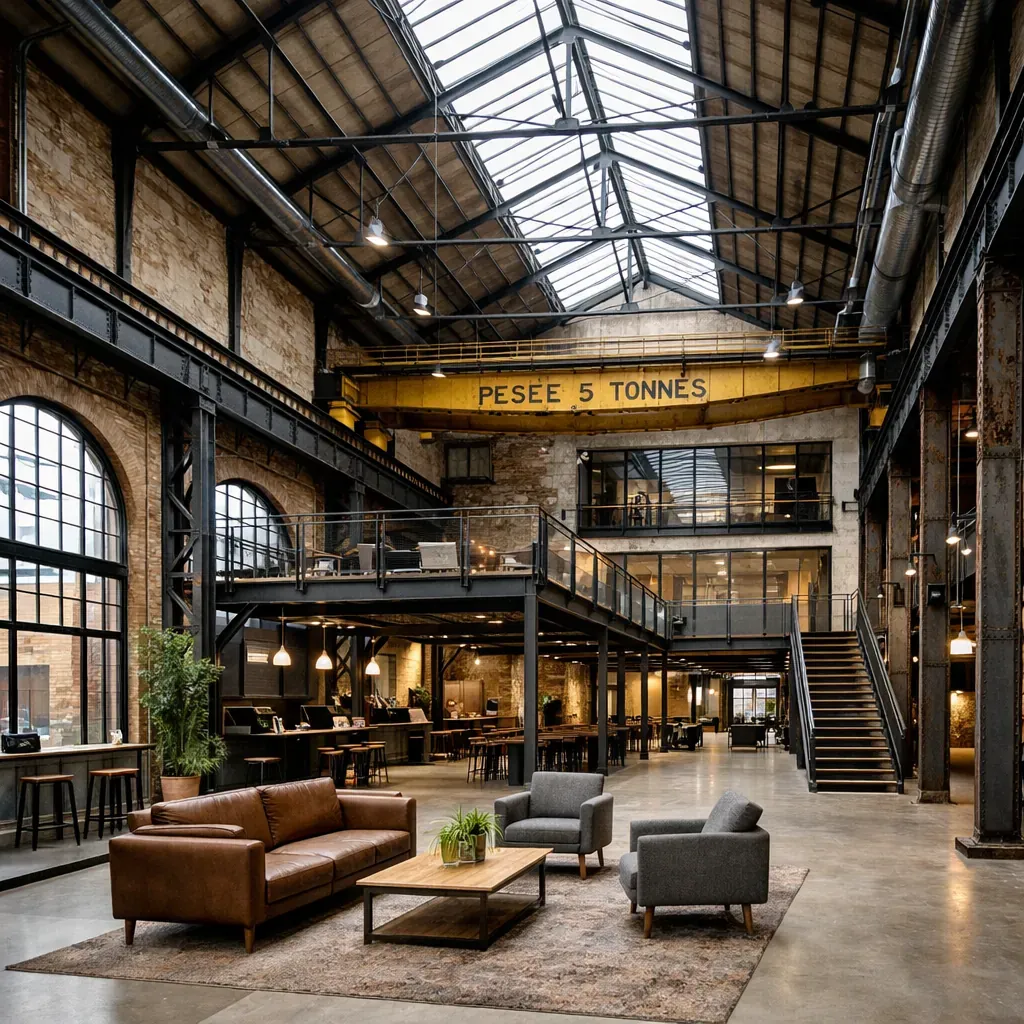 Espace industriel réhabilité
