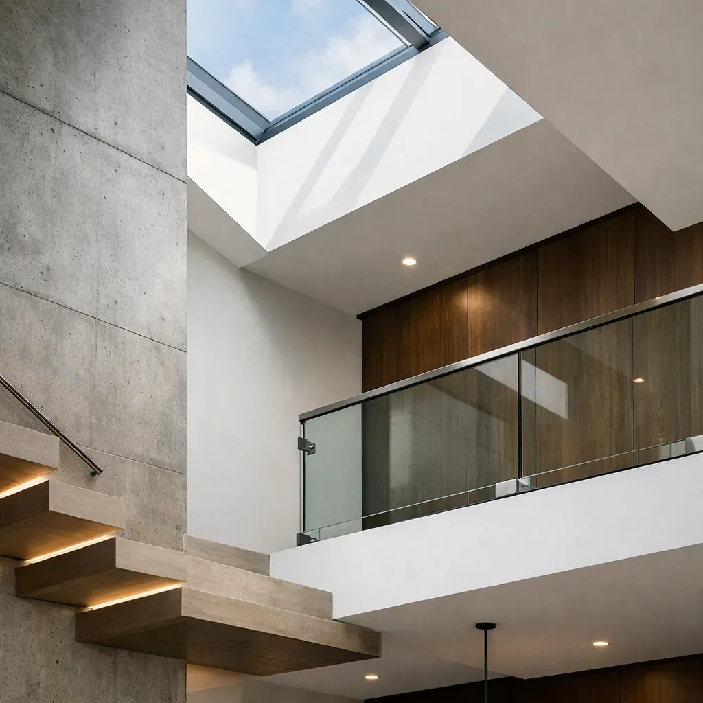 Détail architecture moderne intérieure