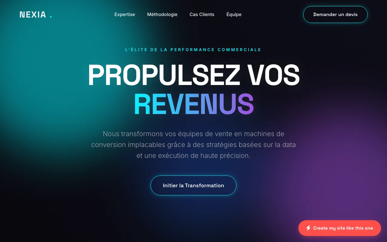 Business site — Cinematic