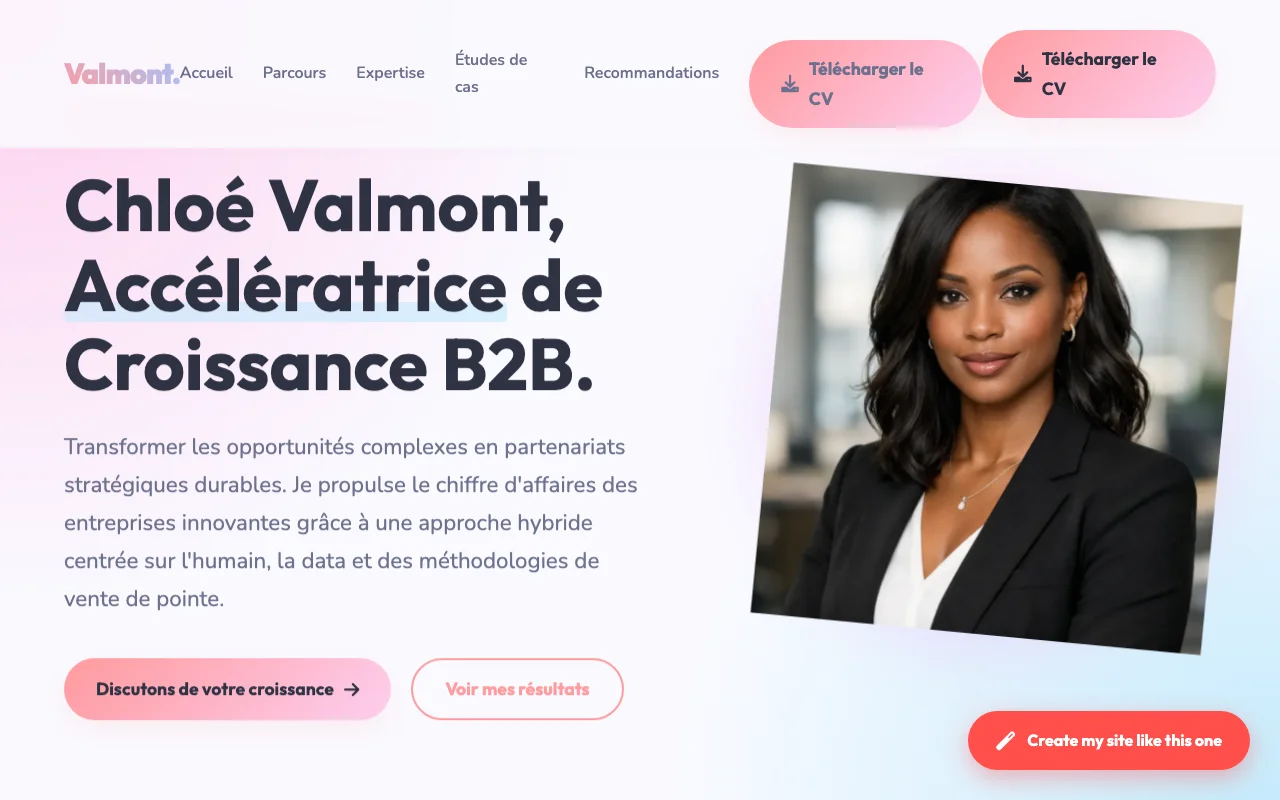 Professional CV — Classic