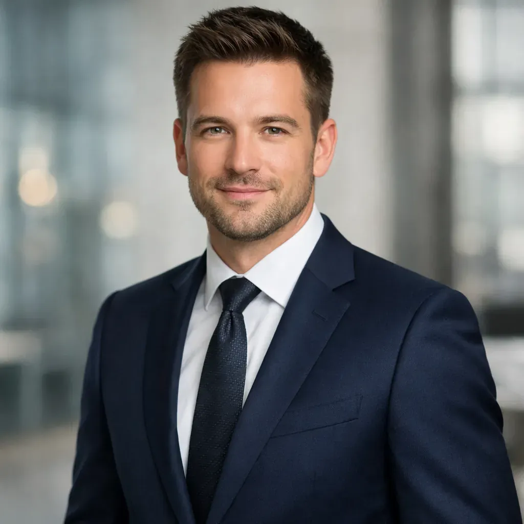 Portrait professionnel en costume