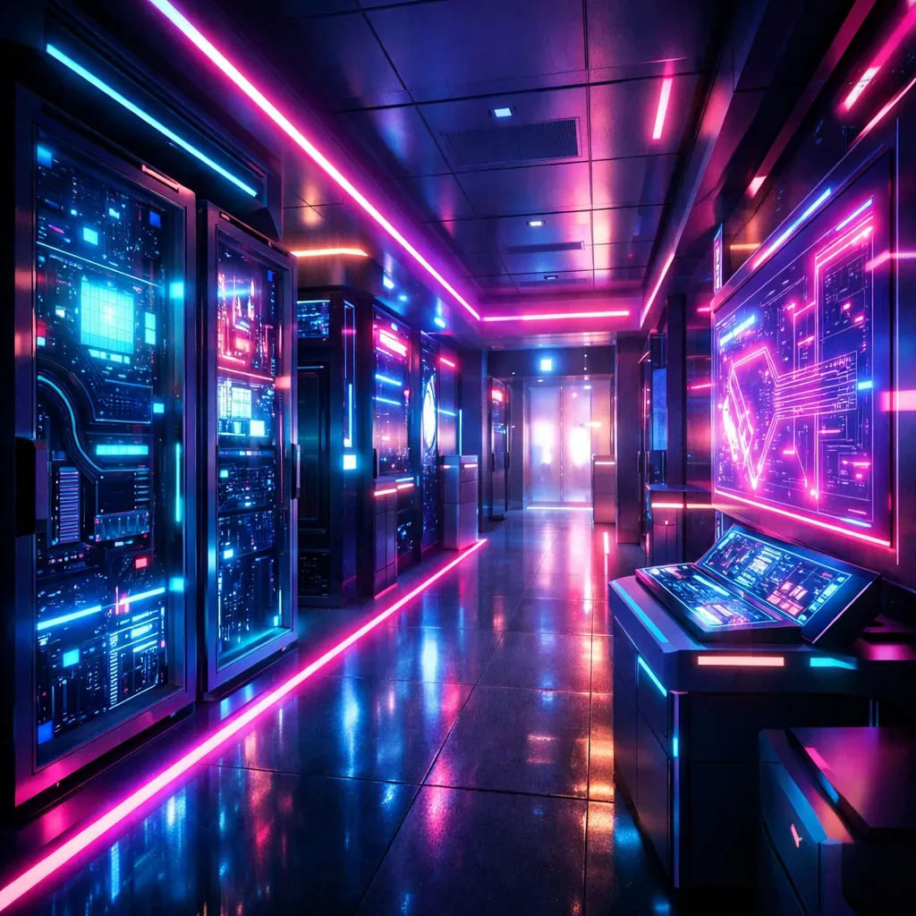 Néons et technologie moderne