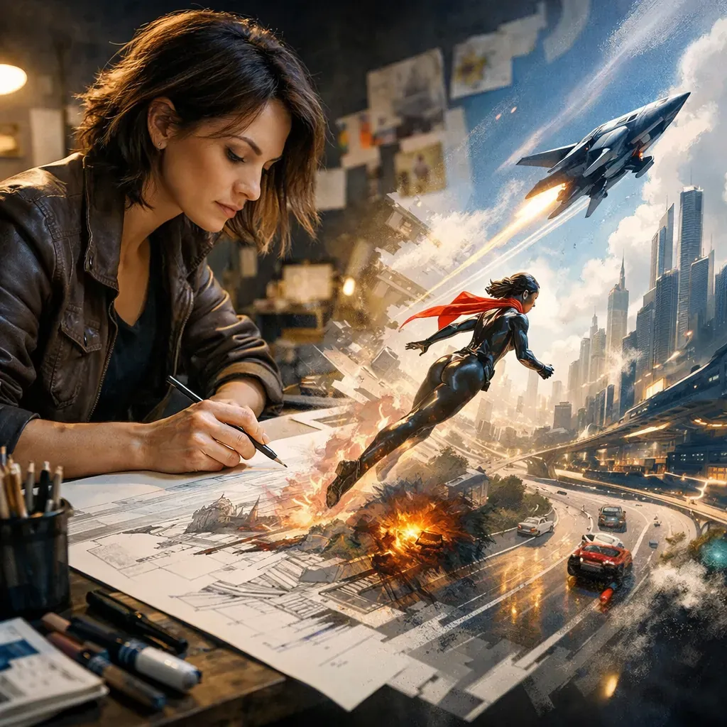 Illustration conceptuelle dynamique