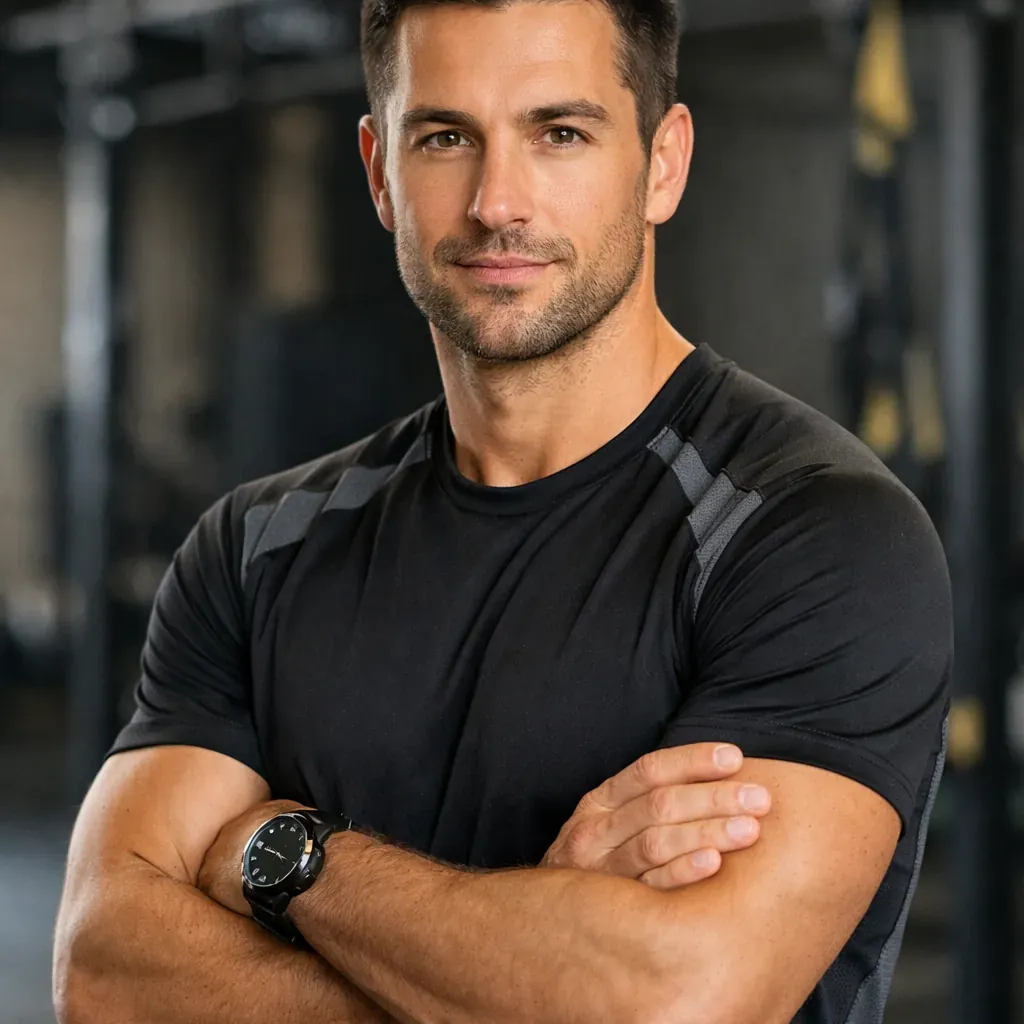 Portrait professionnel homme sportif