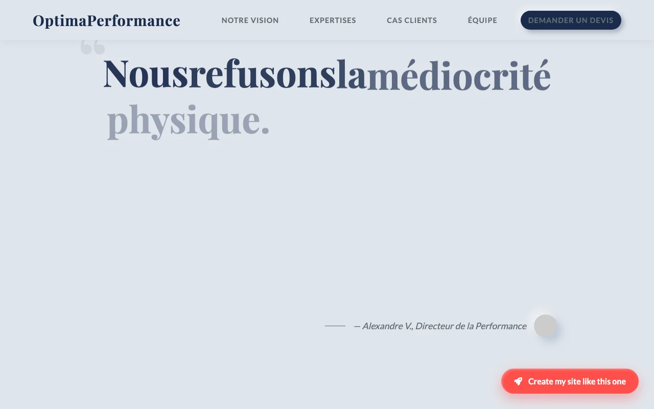 Business site — Manifesto