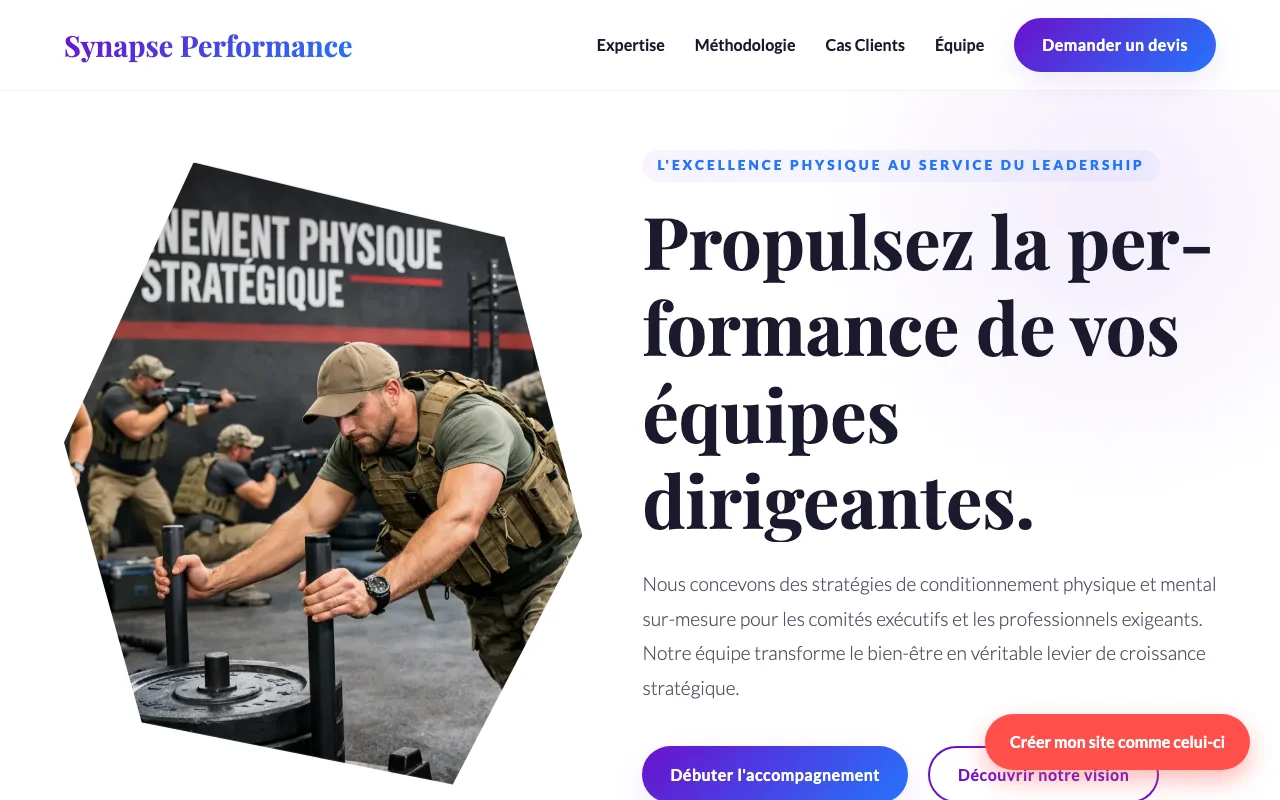 Business site — Startup