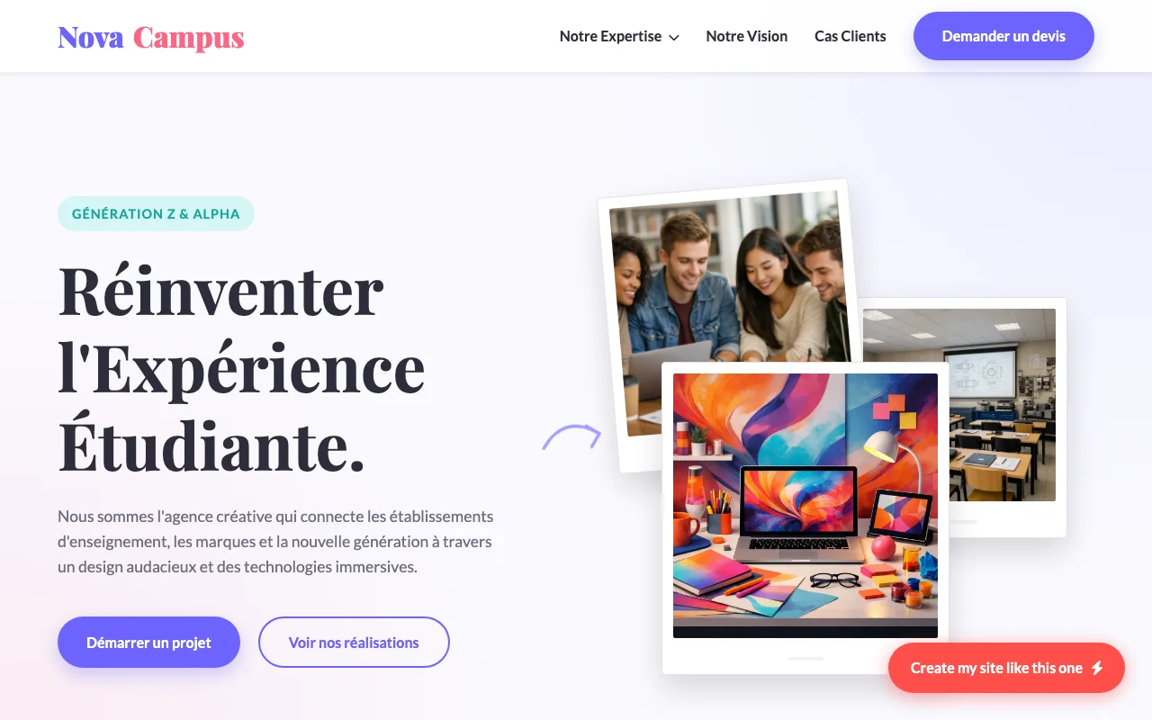 Business site — Agency