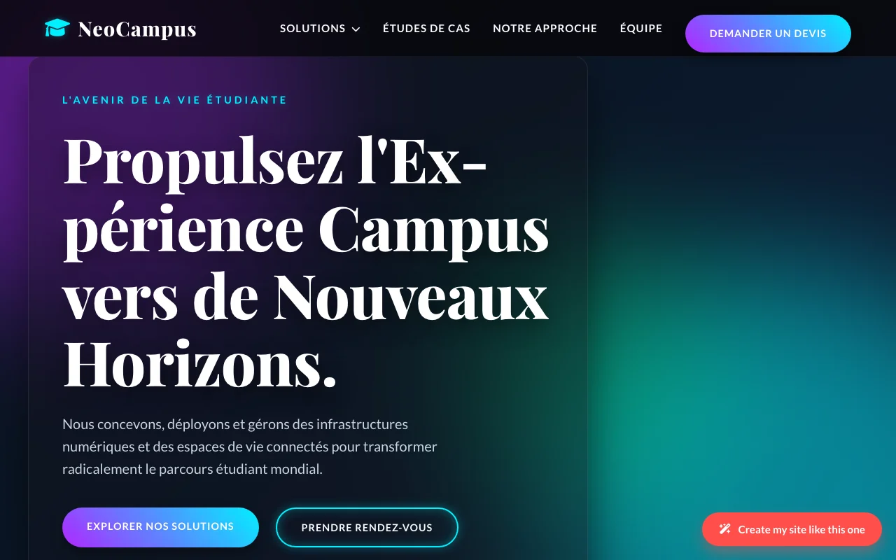 Business site — Cinematic