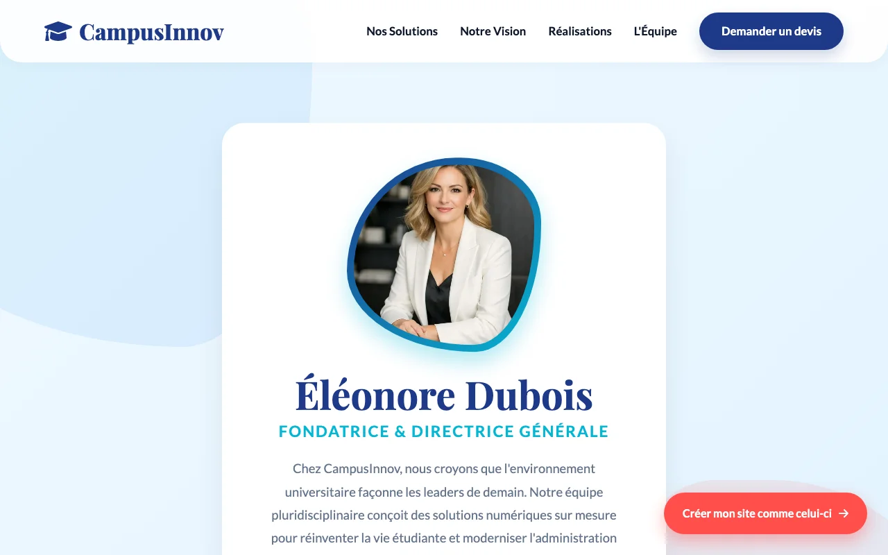 Business site — Warm