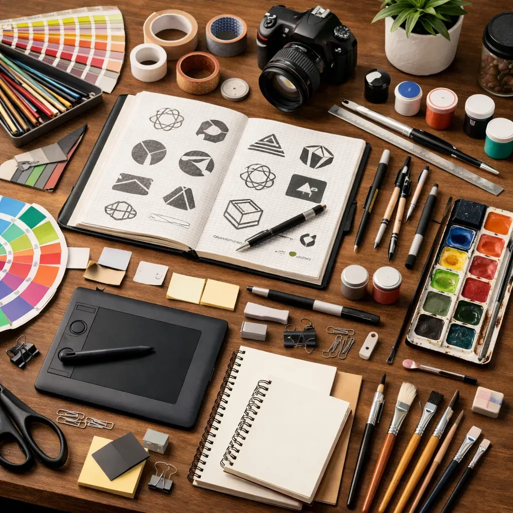 Matériel créatif de design