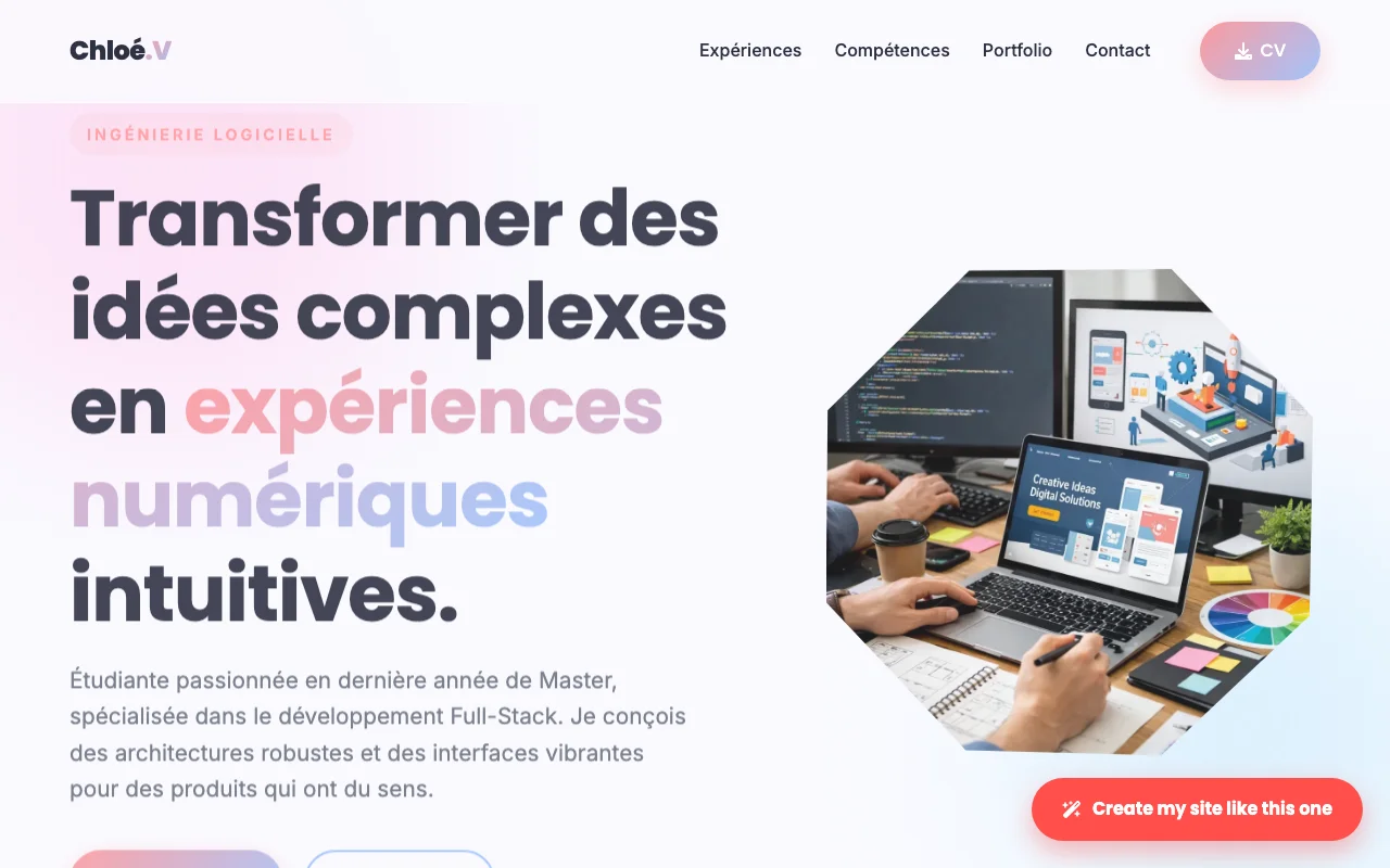 Professional CV — Classic