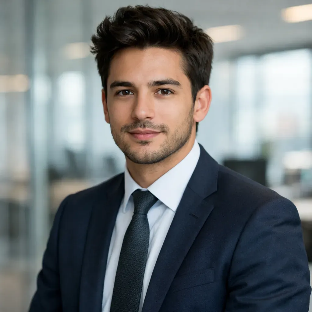 Portrait d'un jeune professionnel
