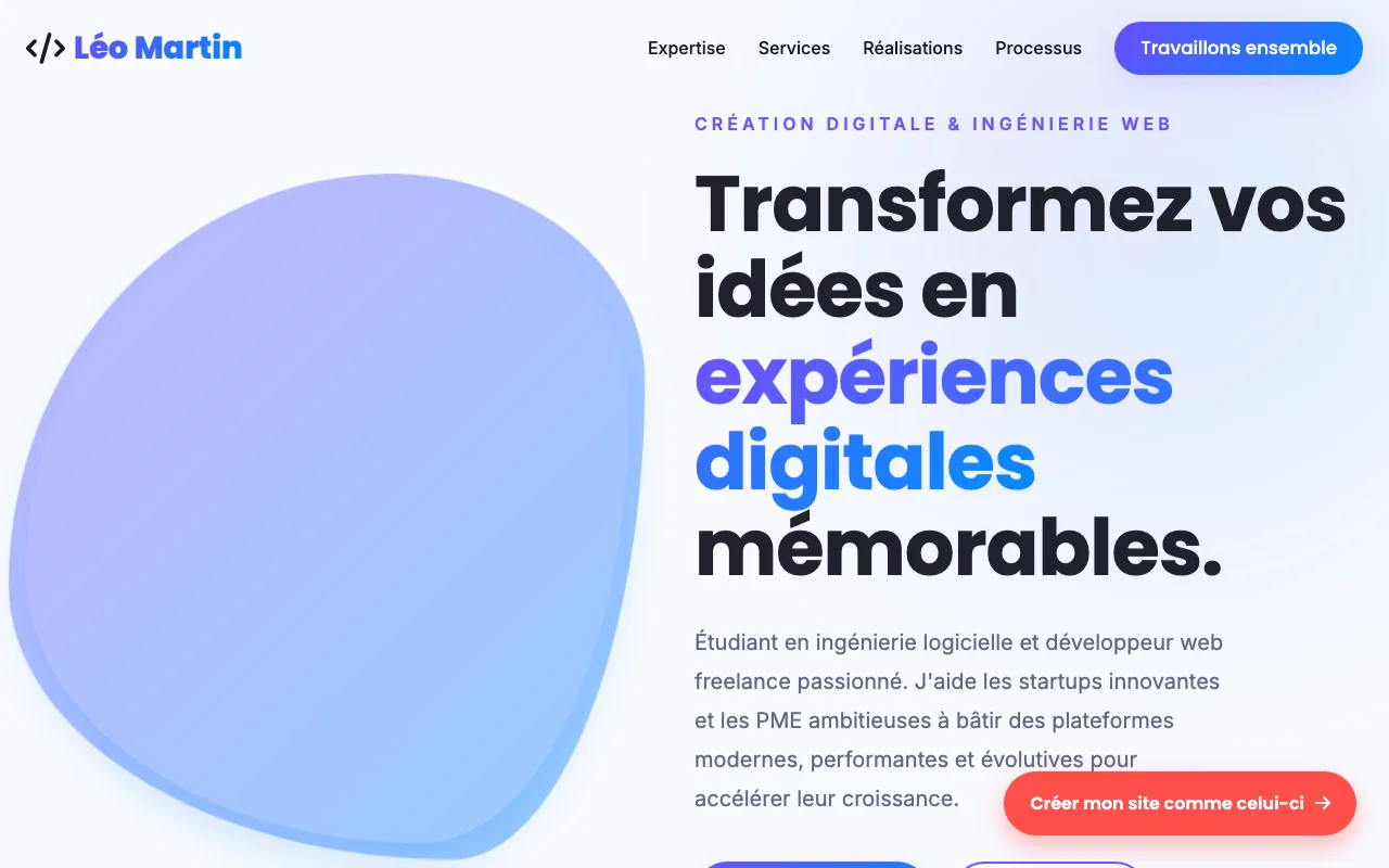 Freelance services — Startup